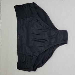 New jessica simpson side ruched high waist bikini bottom